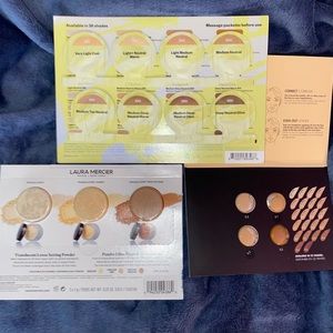 Makeup samples kosas, Laura Mercier, &  makeup forever
